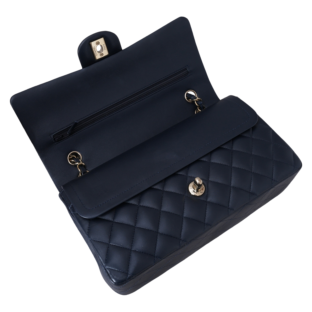 CHANEL(USED)샤넬 램스킨 클래식 미듐 플랩백