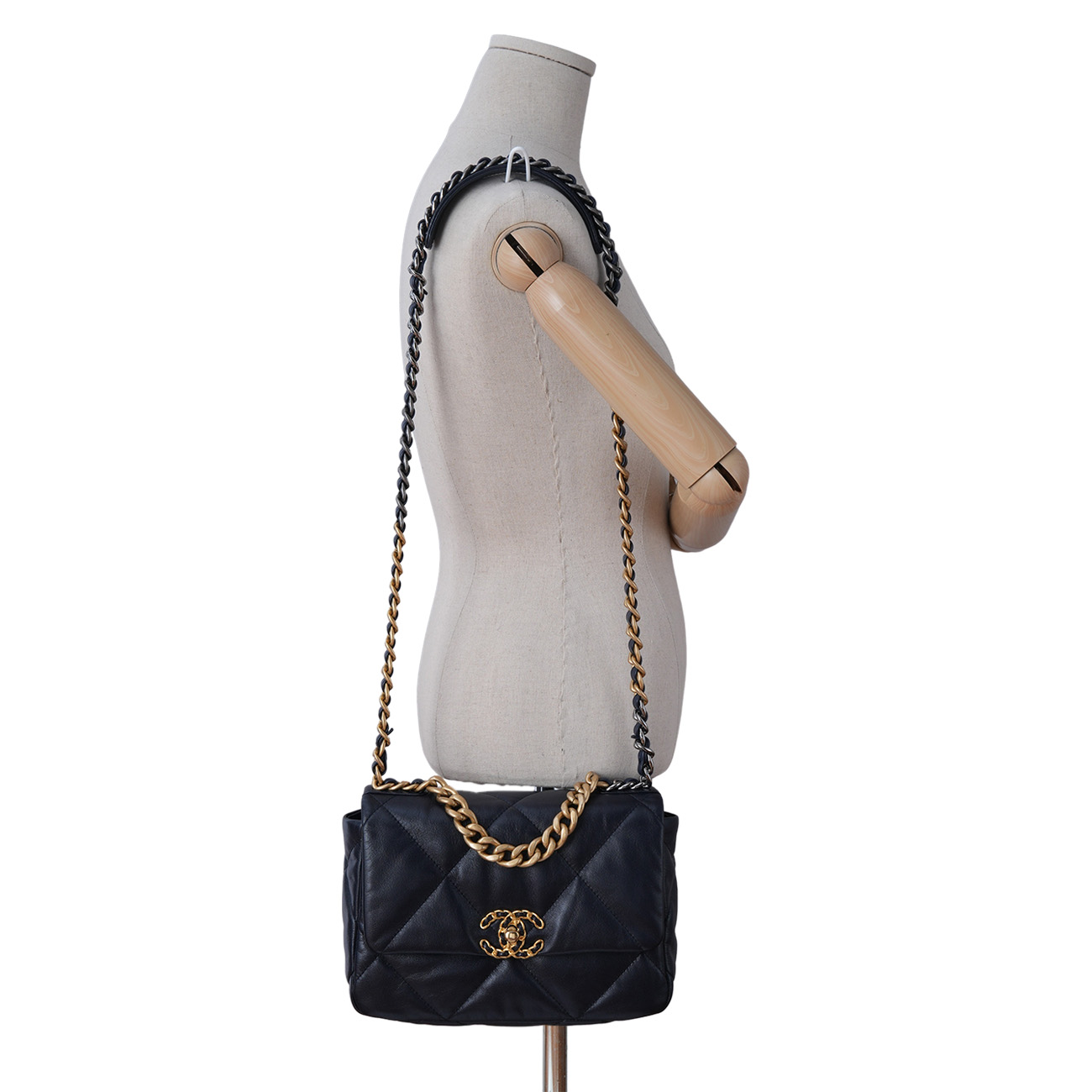 CHANEL(USED)샤넬 AS1160 19백 미듐