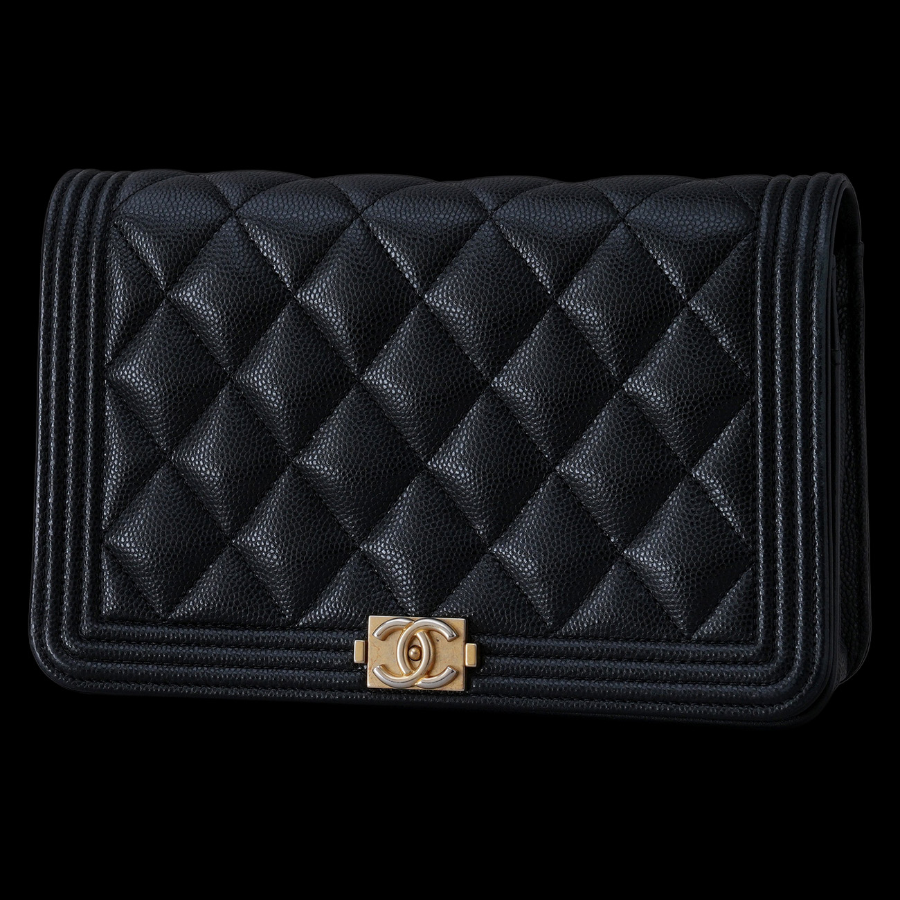 CHANEL(USED)샤넬 캐비어 보이샤넬 WOC