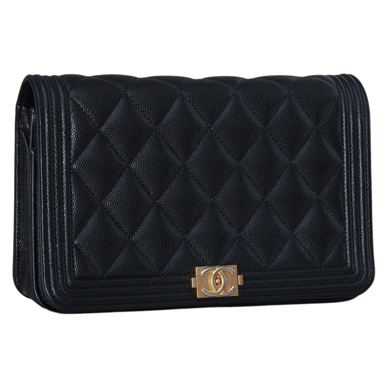 CHANEL(USED)샤넬 캐비어 보이샤넬 WOC