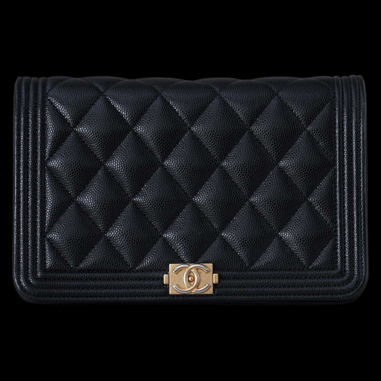 CHANEL(USED)샤넬 캐비어 보이샤넬 WOC