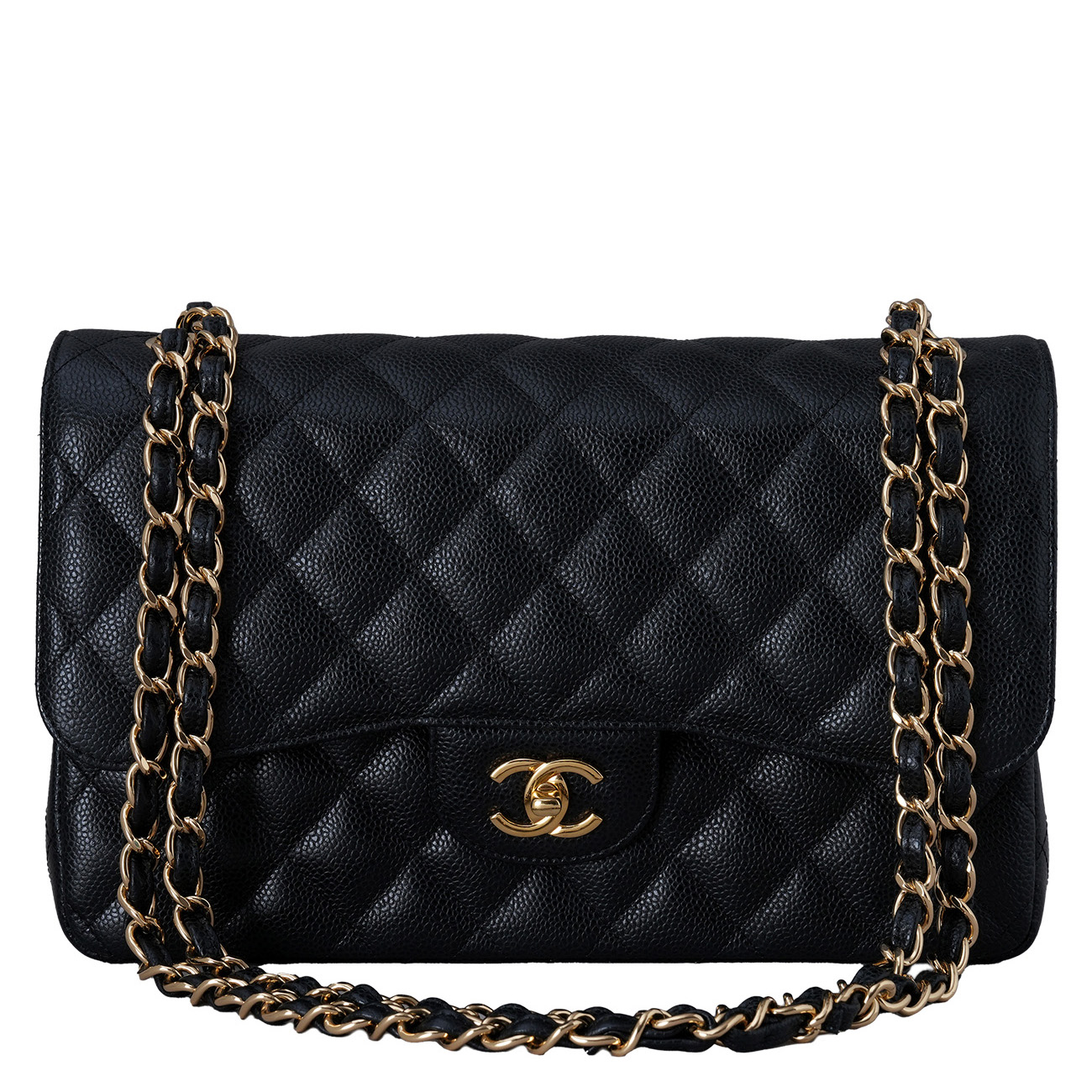 CHANEL(USED)샤넬 캐비어 클래식 라지 플랩백