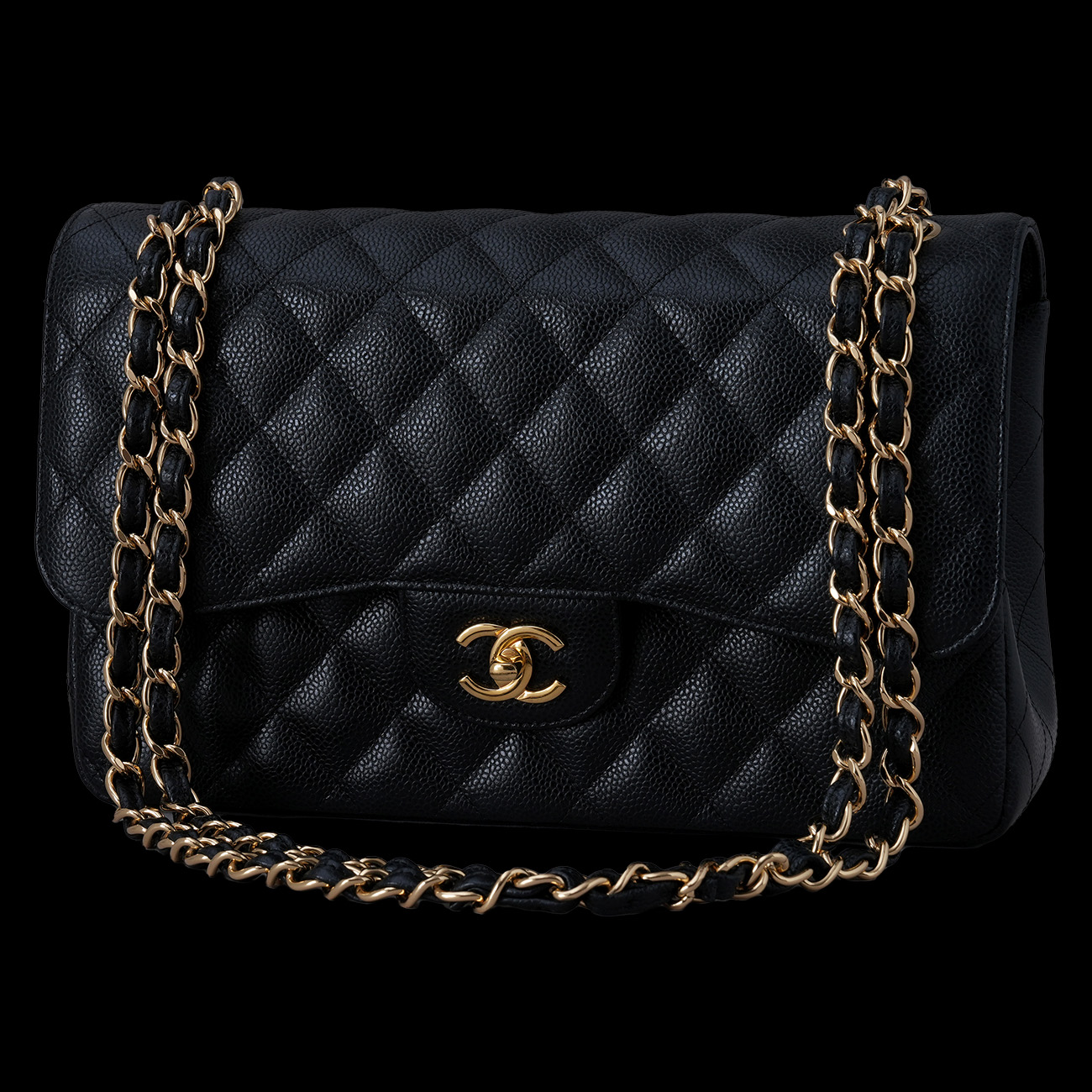 CHANEL(USED)샤넬 캐비어 클래식 라지 플랩백