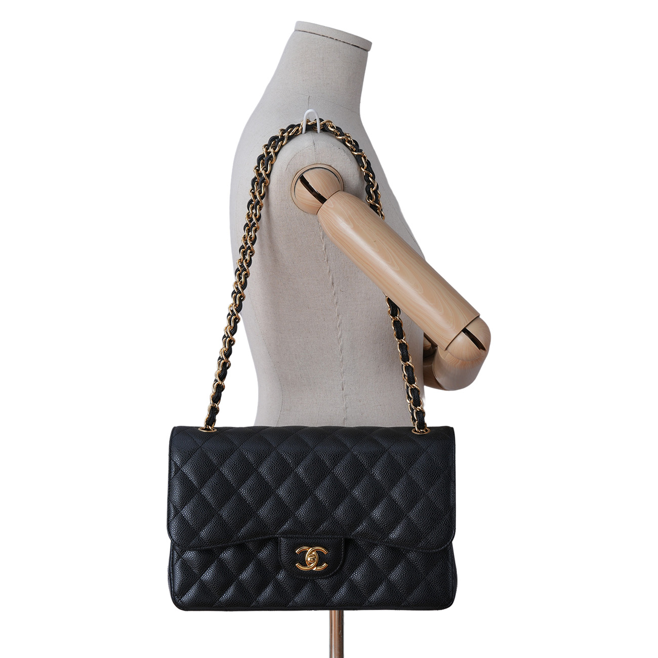 CHANEL(USED)샤넬 캐비어 클래식 라지 플랩백