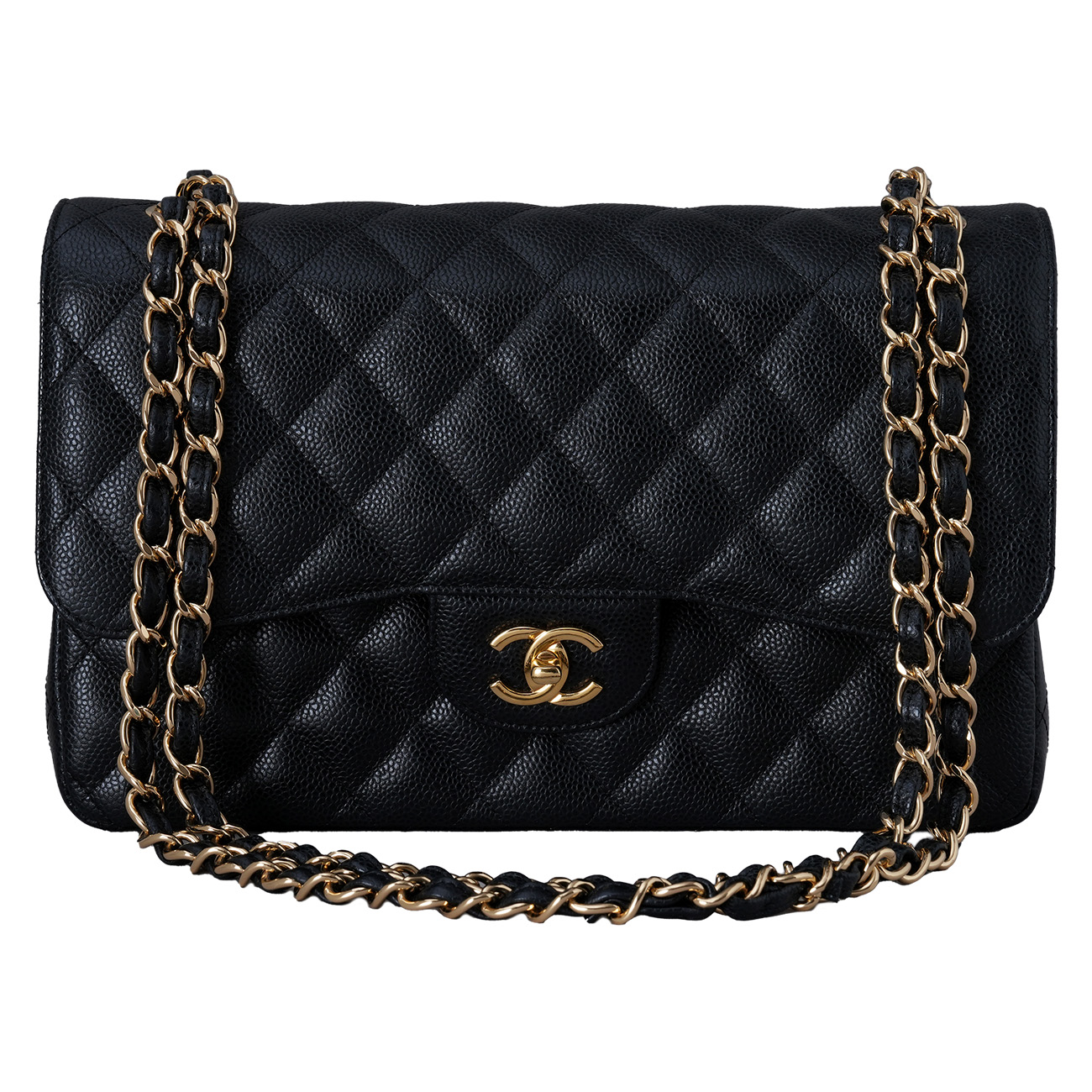 CHANEL(USED)샤넬 캐비어 클래식 라지 플랩백