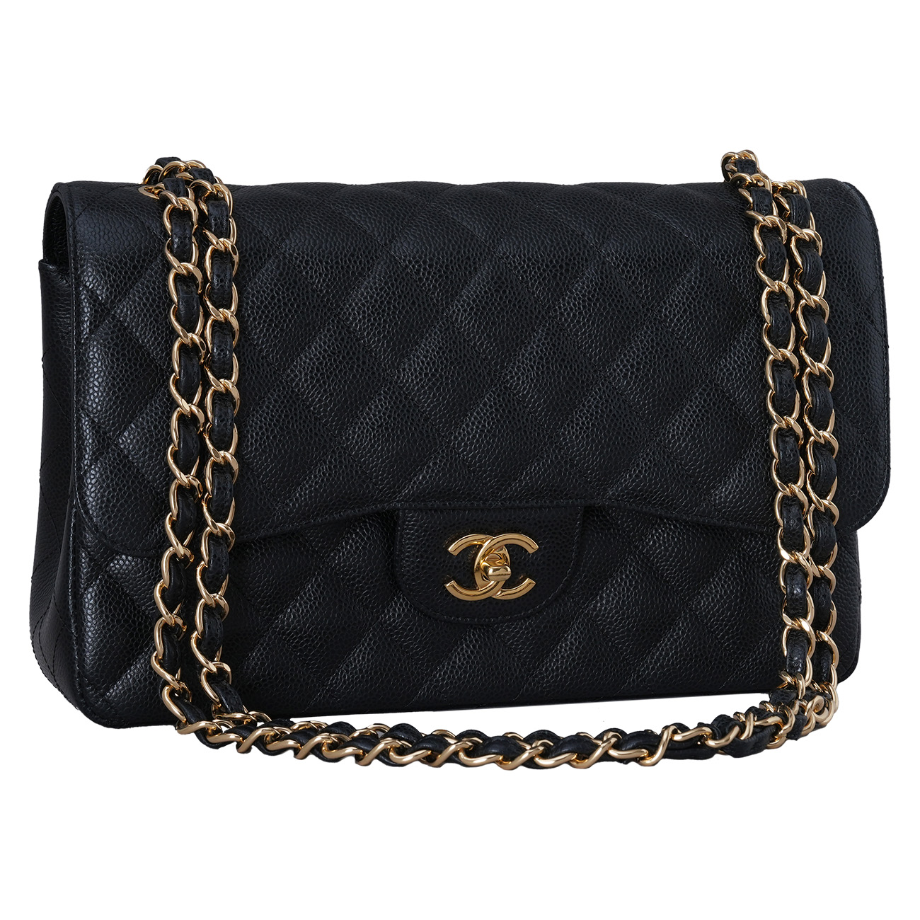 CHANEL(USED)샤넬 캐비어 클래식 라지 플랩백