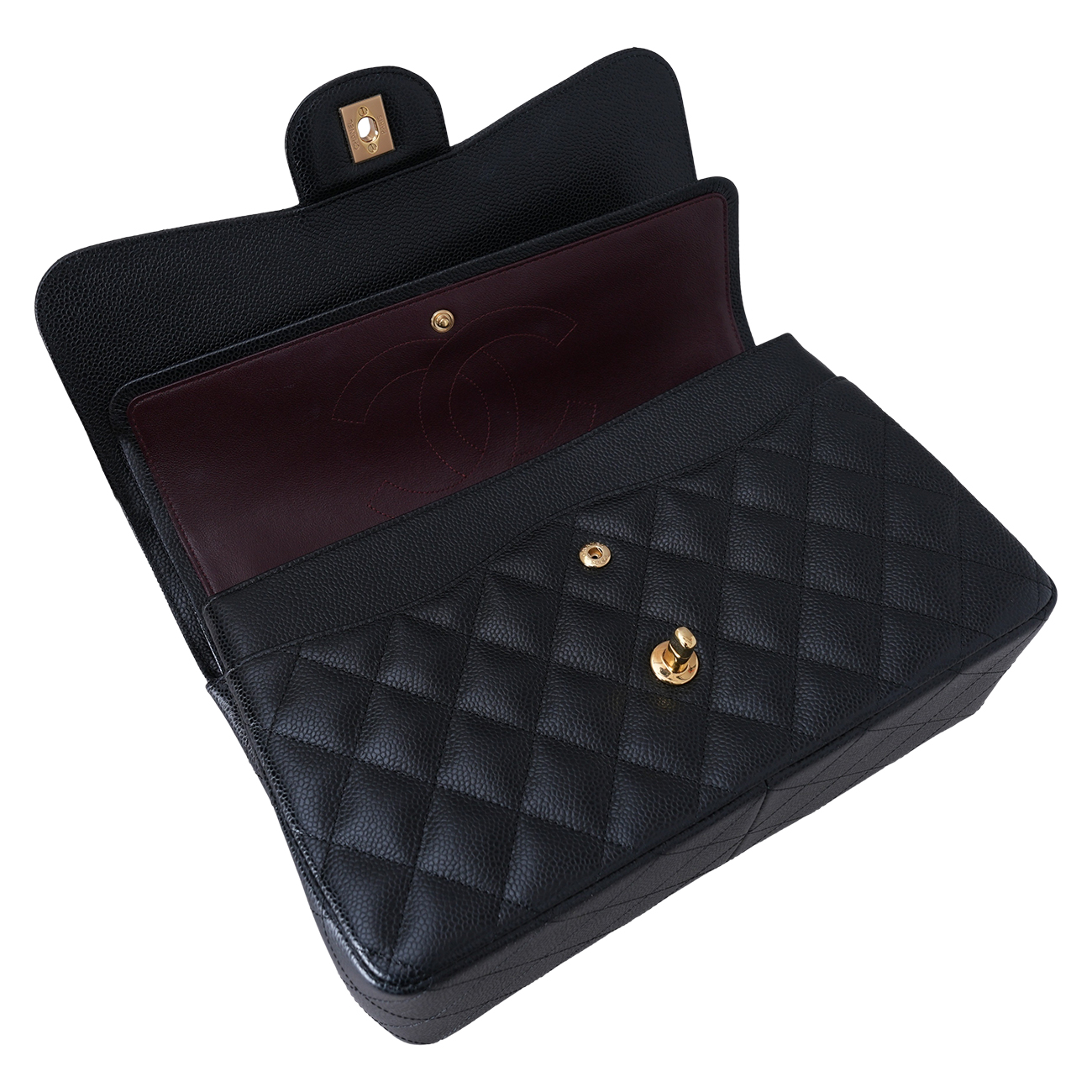 CHANEL(USED)샤넬 캐비어 클래식 라지 플랩백