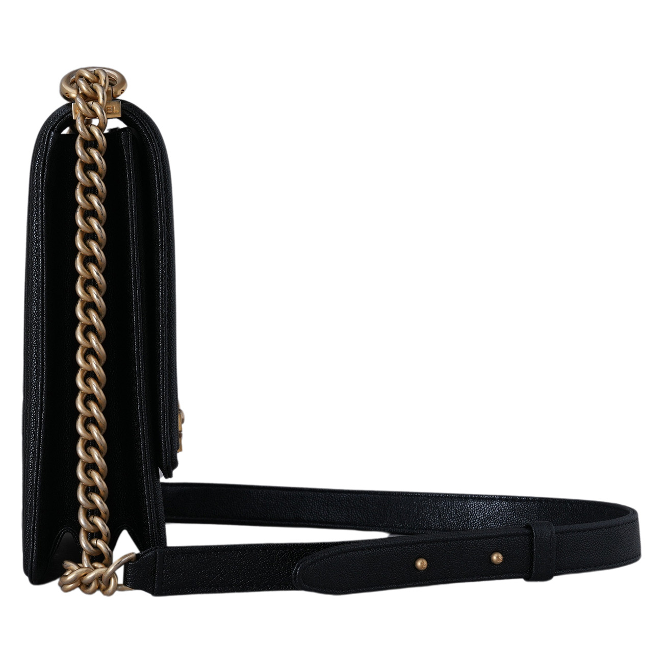 CHANEL(USED)샤넬 AS0130 캐비어 보이샤넬 플랩백