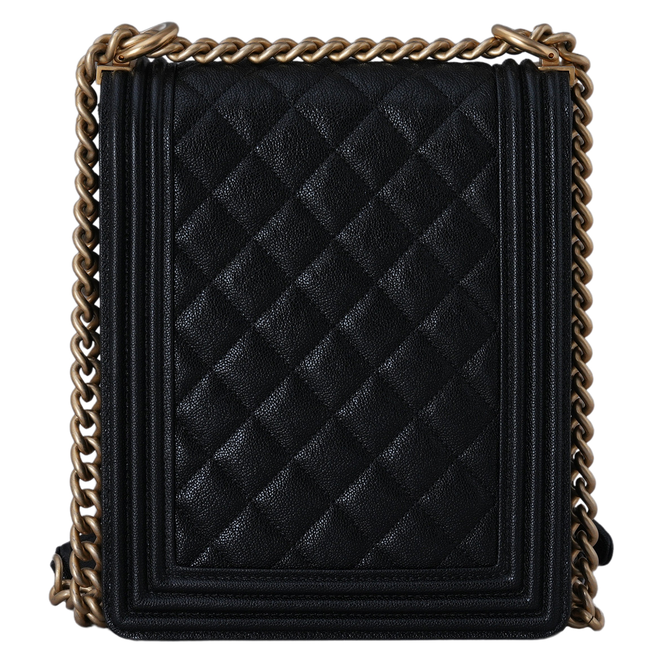 CHANEL(USED)샤넬 AS0130 캐비어 보이샤넬 플랩백