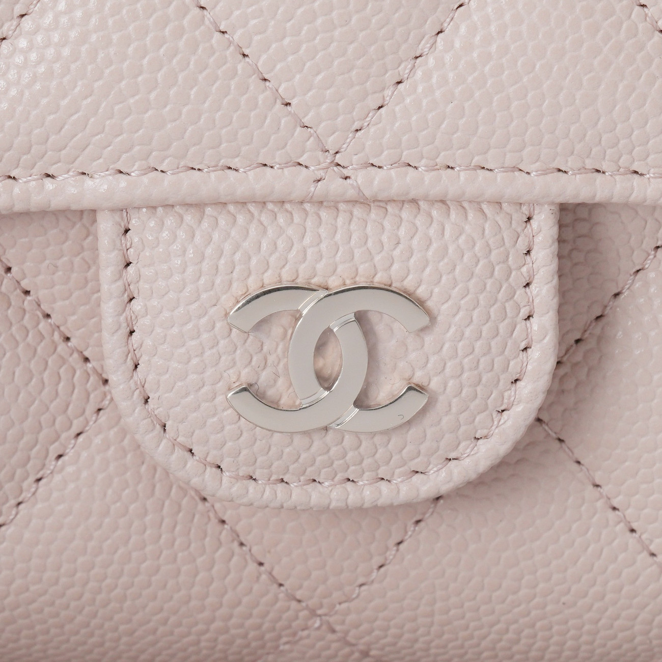 CHANEL(USED)샤넬 AP1744 캐비어 더블 플랩 WOC