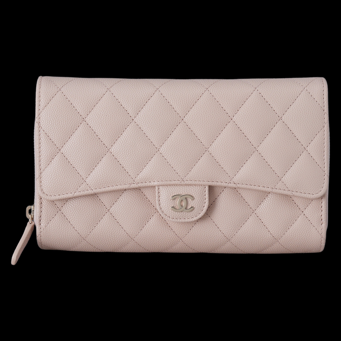 CHANEL(USED)샤넬 AP1744 캐비어 더블 플랩 WOC