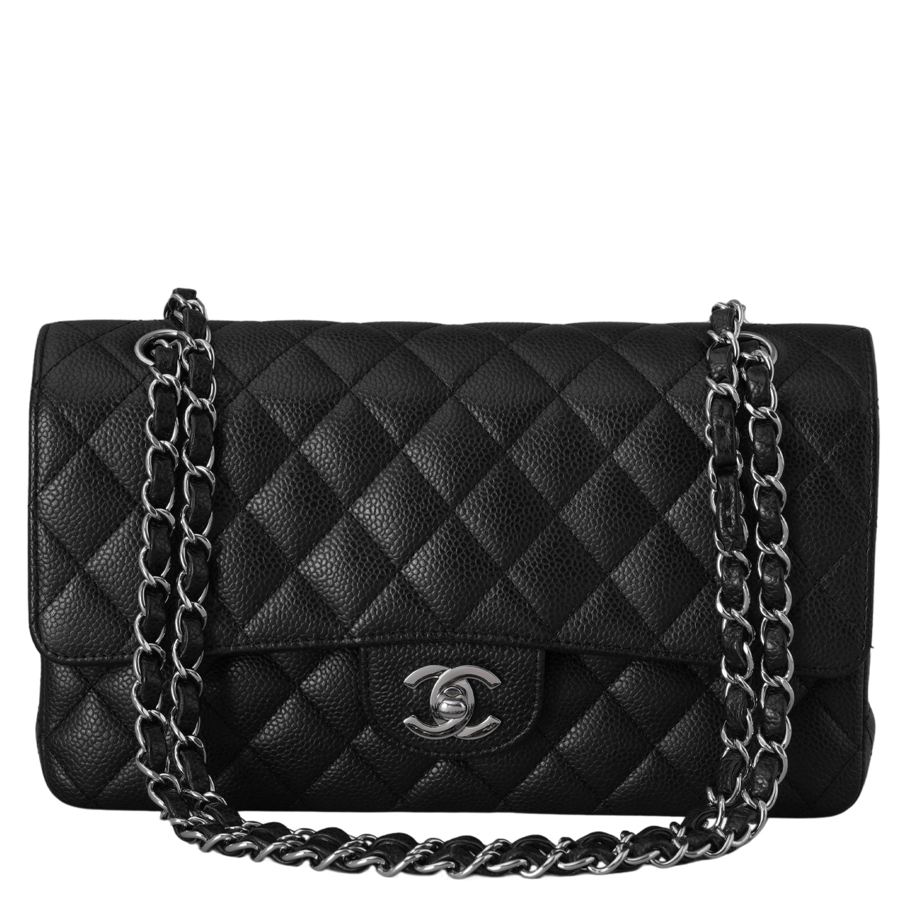 CHANEL(USED)샤넬 캐비어 클래식 미듐 플랩백