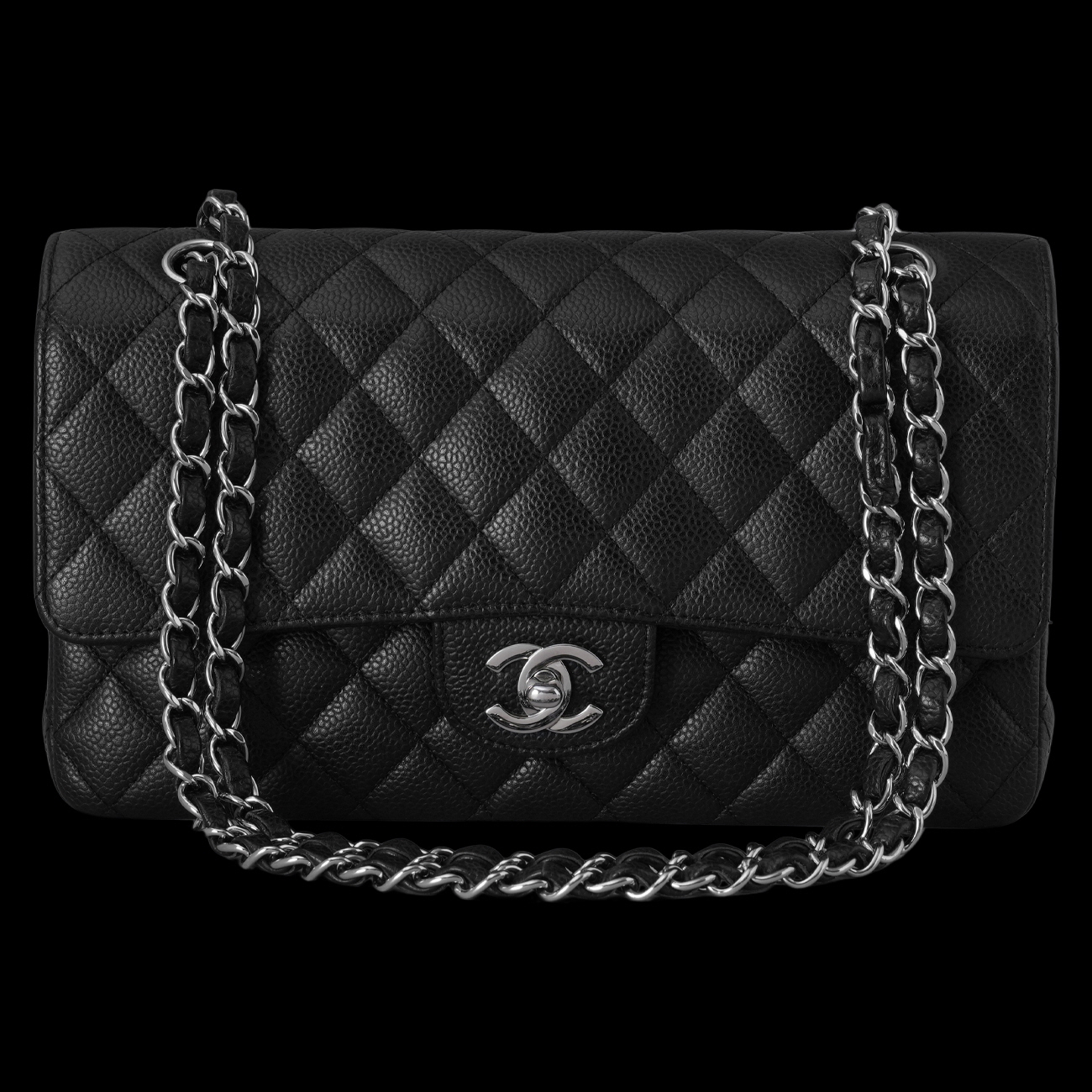 CHANEL(USED)샤넬 캐비어 클래식 미듐 플랩백