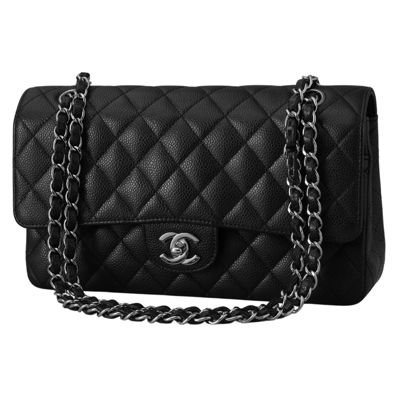CHANEL(USED)샤넬 캐비어 클래식 미듐 플랩백