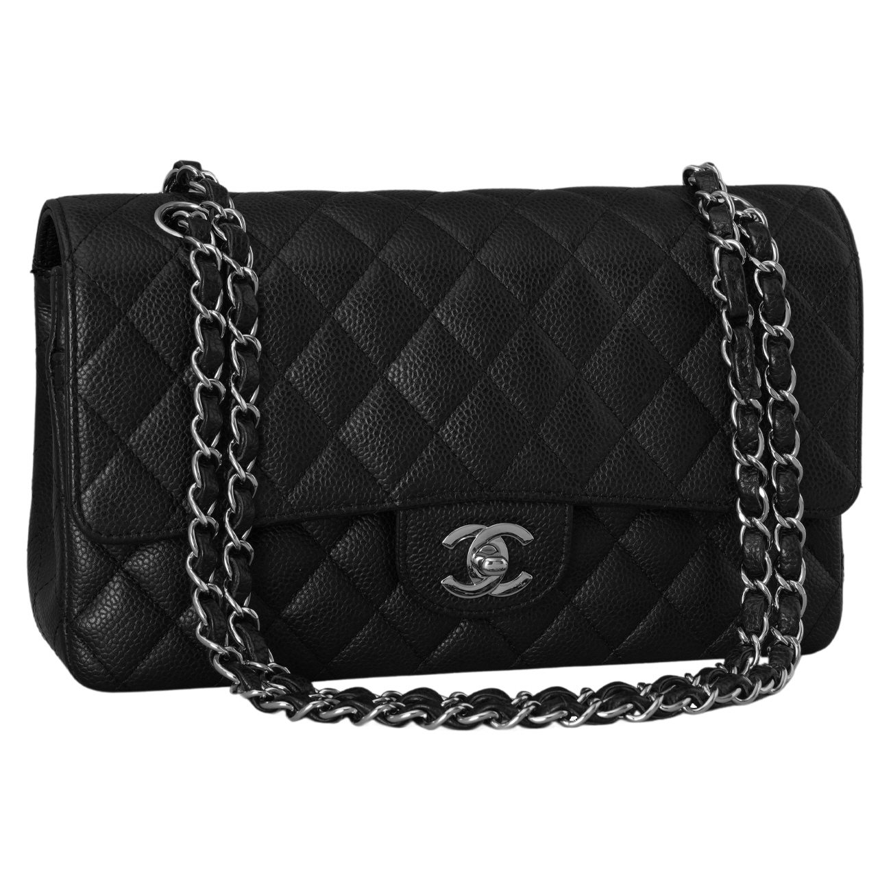 CHANEL(USED)샤넬 캐비어 클래식 미듐 플랩백