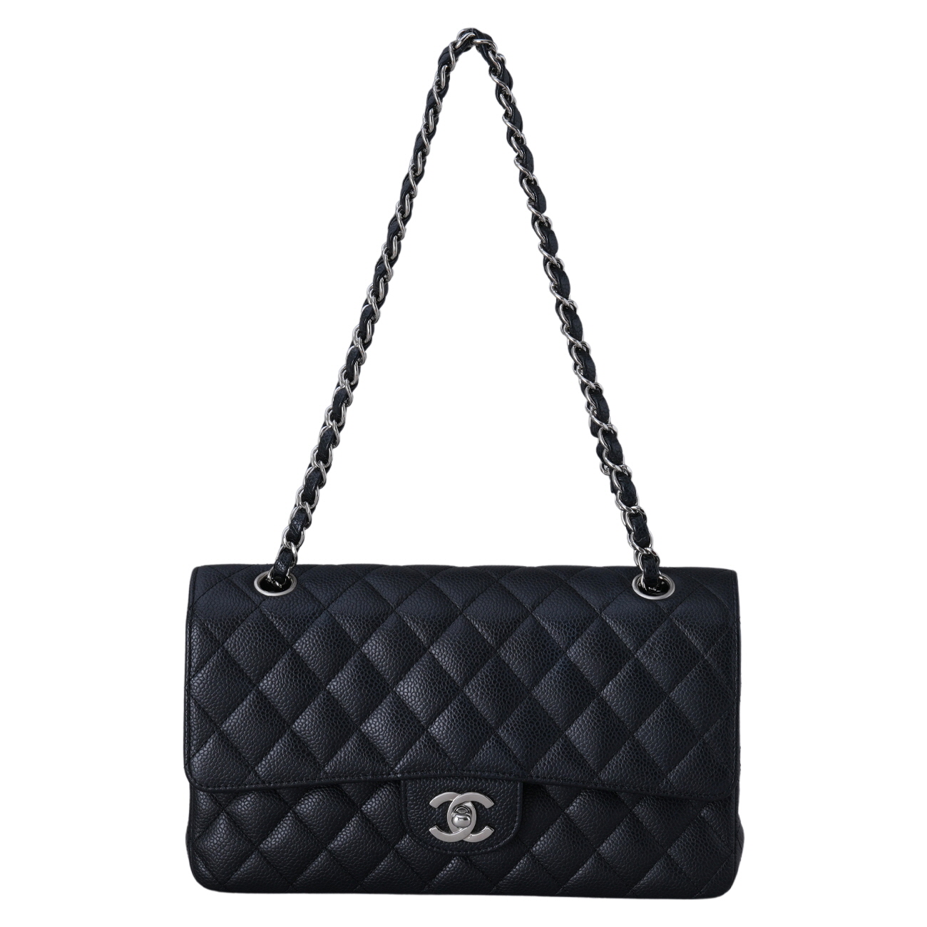 CHANEL(USED)샤넬 캐비어 클래식 미듐 플랩백