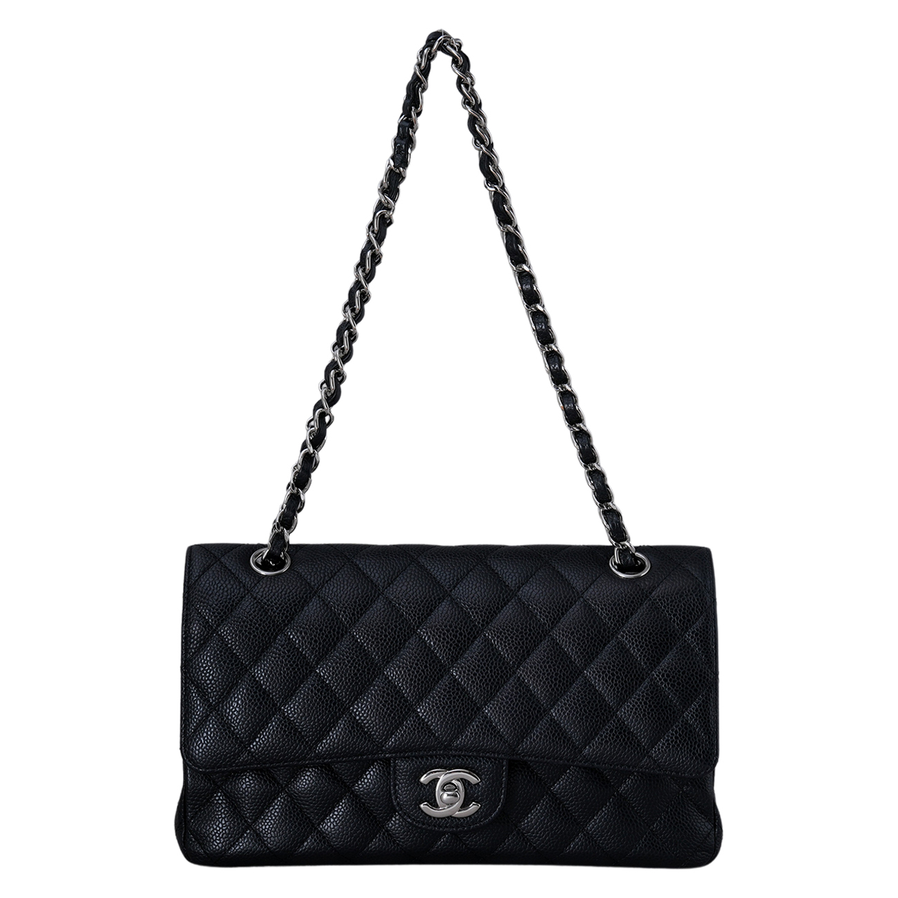 CHANEL(USED)샤넬 캐비어 클래식 미듐 플랩백