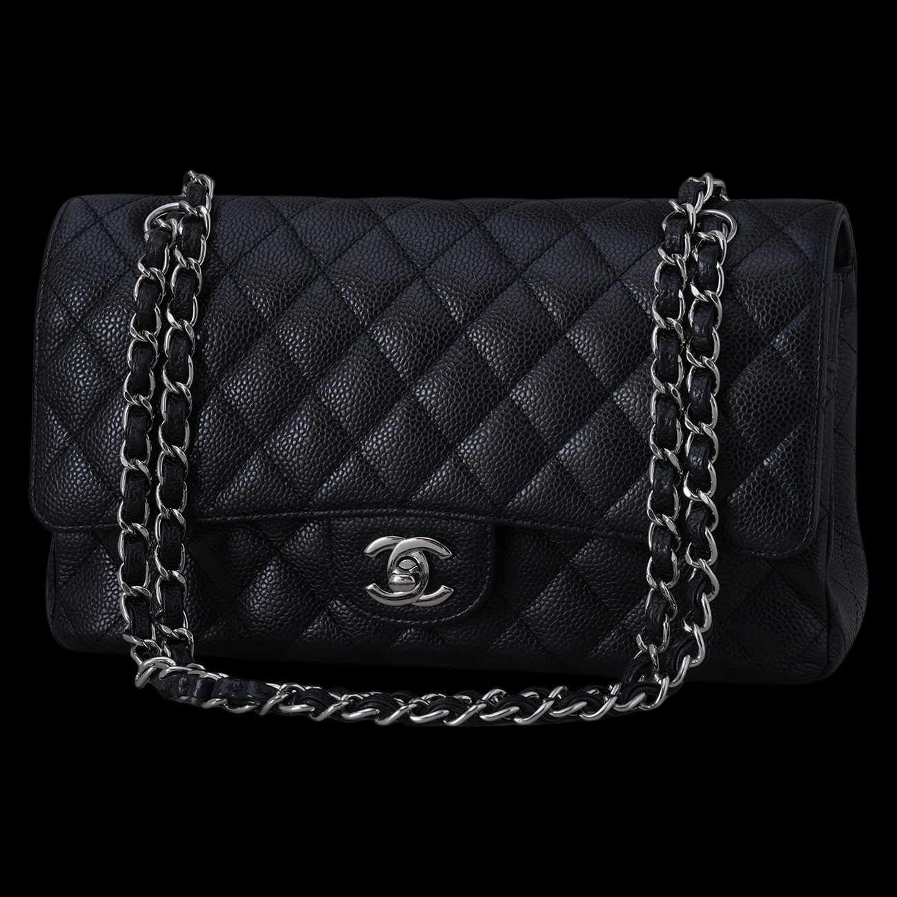 CHANEL(USED)샤넬 캐비어 클래식 미듐 플랩백