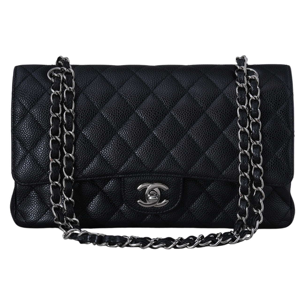 CHANEL(USED)샤넬 캐비어 클래식 미듐 플랩백
