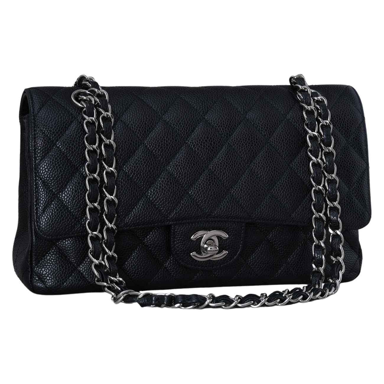 CHANEL(USED)샤넬 캐비어 클래식 미듐 플랩백