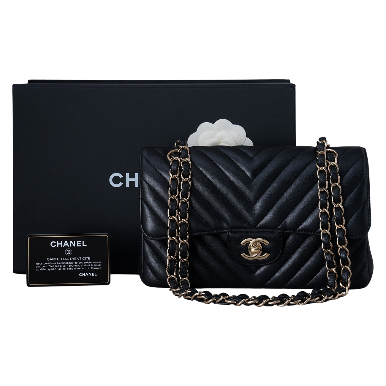 CHANEL(USED)샤넬 쉐브론 클래식 스몰 플랩백