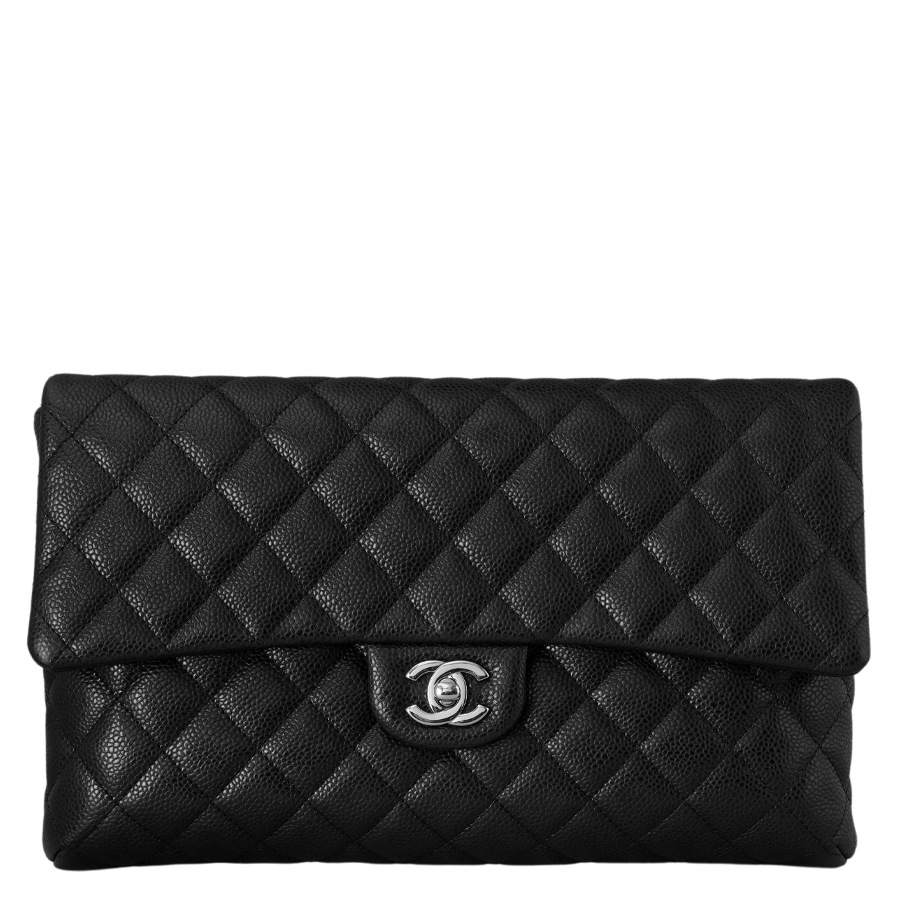 CHANEL(USED)샤넬 캐비어 클래식 플랩 클러치