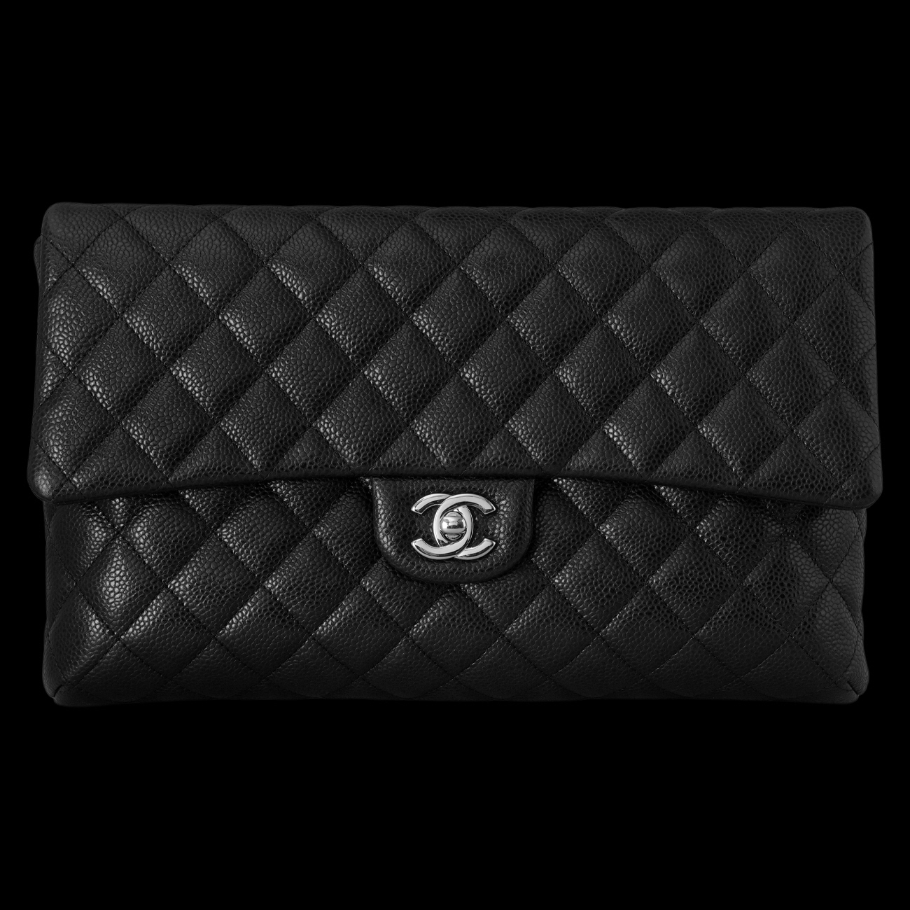 CHANEL(USED)샤넬 캐비어 클래식 플랩 클러치
