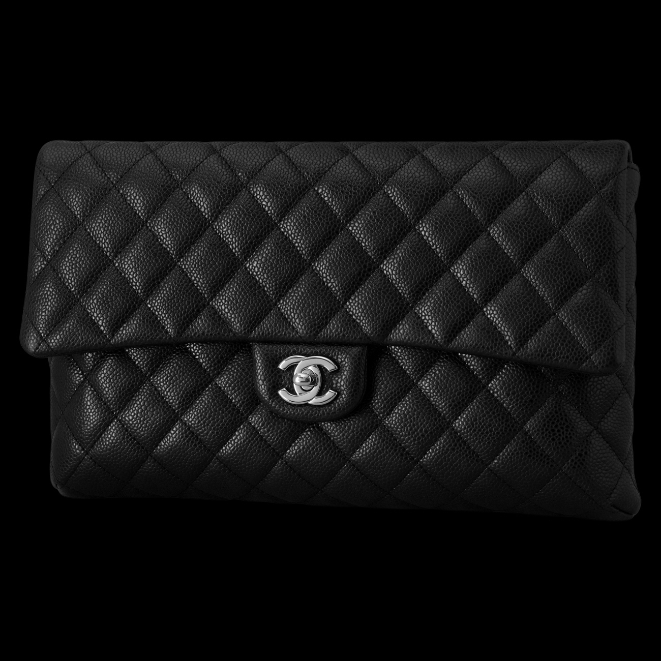 CHANEL(USED)샤넬 캐비어 클래식 플랩 클러치