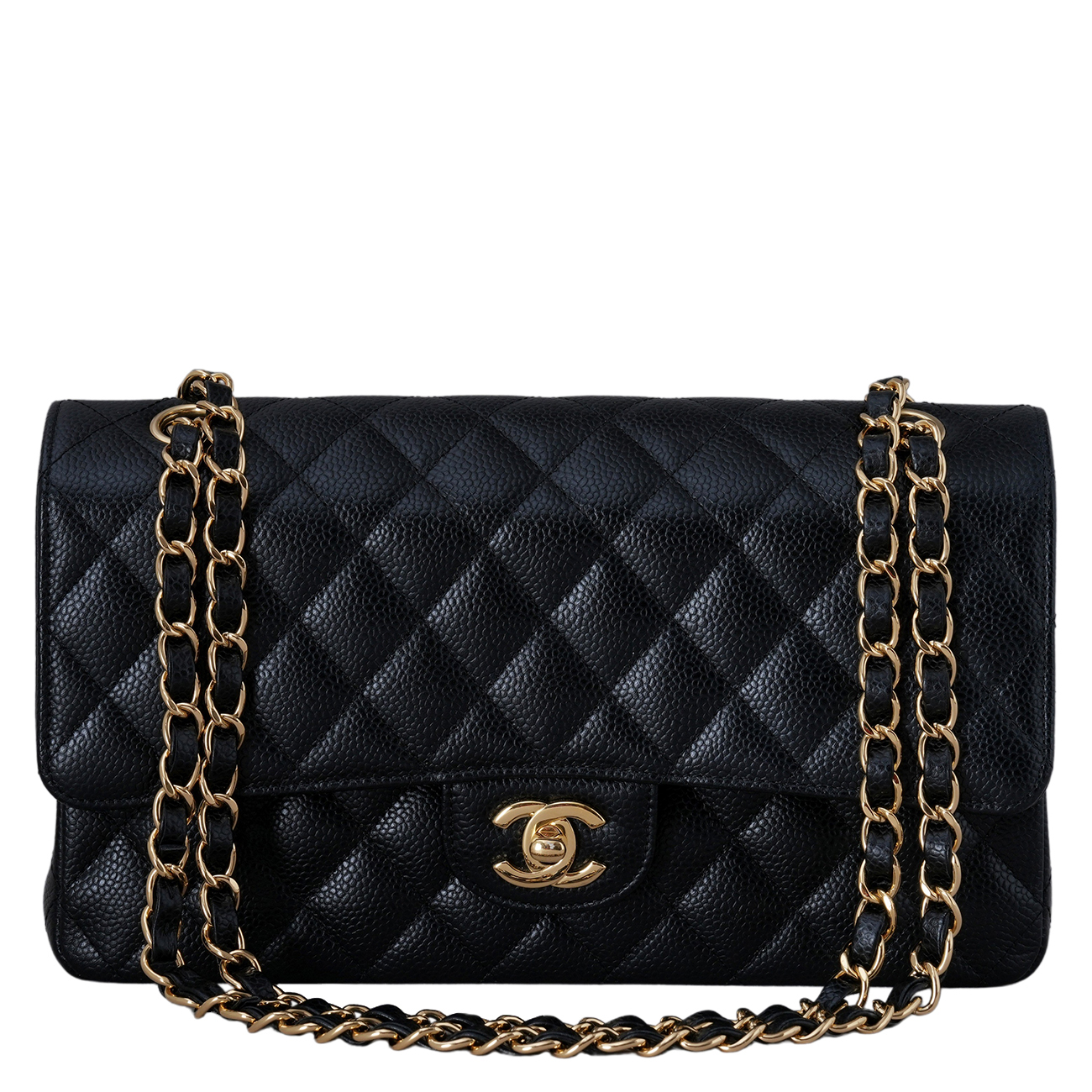CHANEL(USED)샤넬 캐비어 클래식 미듐 플랩백