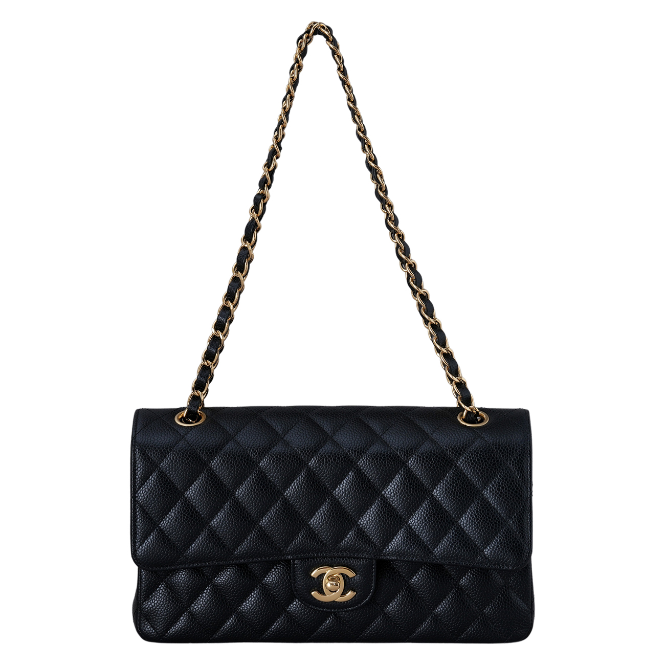 CHANEL(USED)샤넬 캐비어 클래식 미듐 플랩백