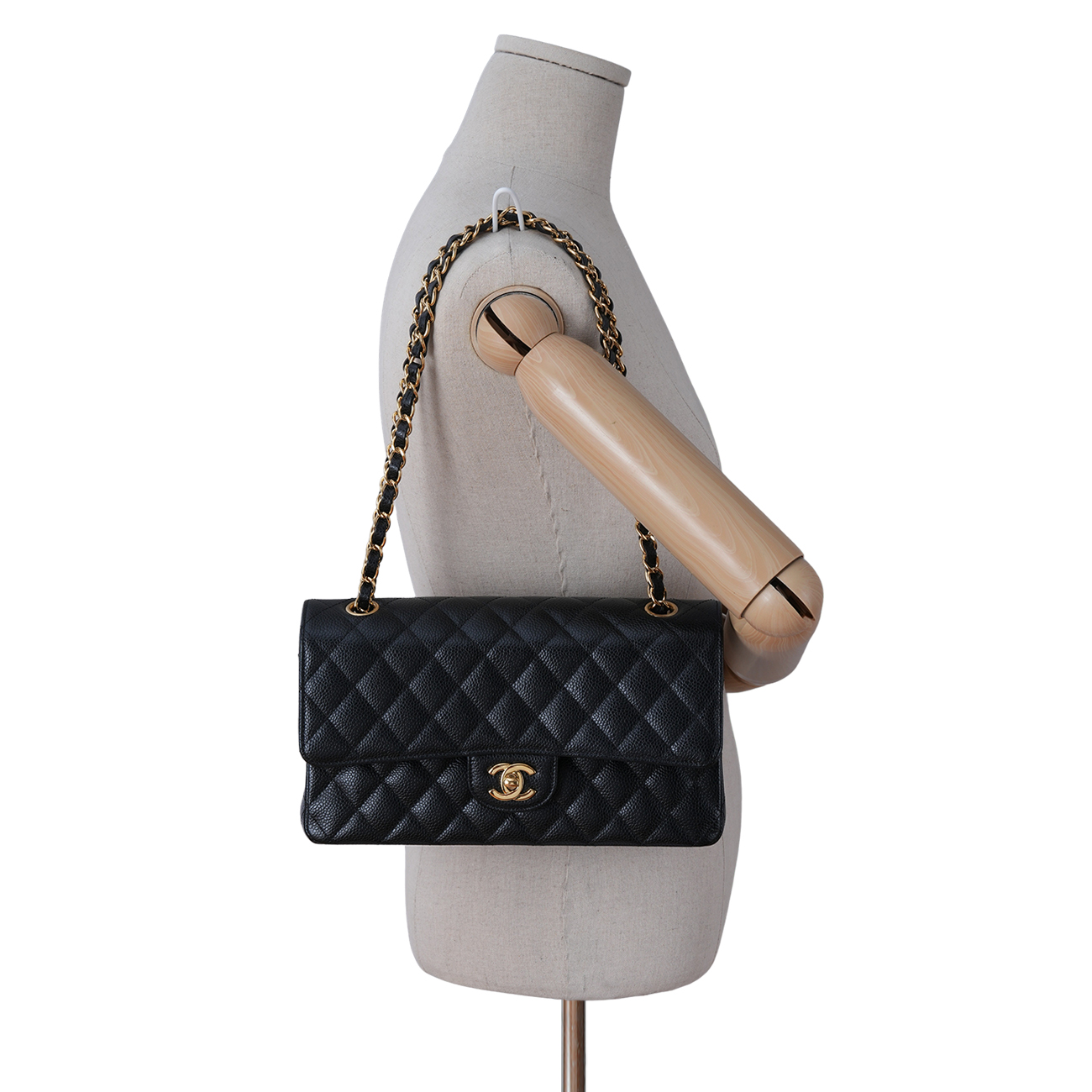 CHANEL(USED)샤넬 캐비어 클래식 미듐 플랩백