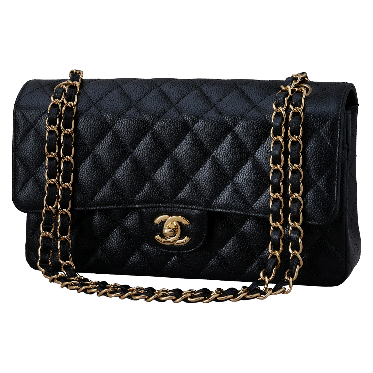 CHANEL(USED)샤넬 캐비어 클래식 미듐 플랩백