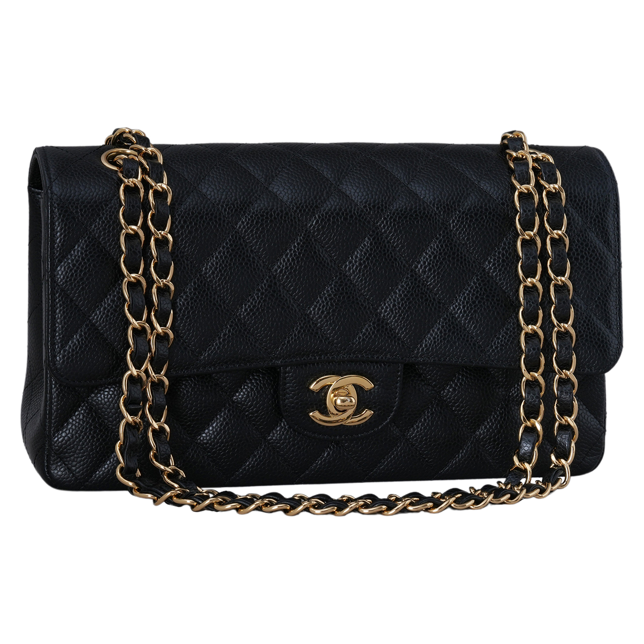 CHANEL(USED)샤넬 캐비어 클래식 미듐 플랩백
