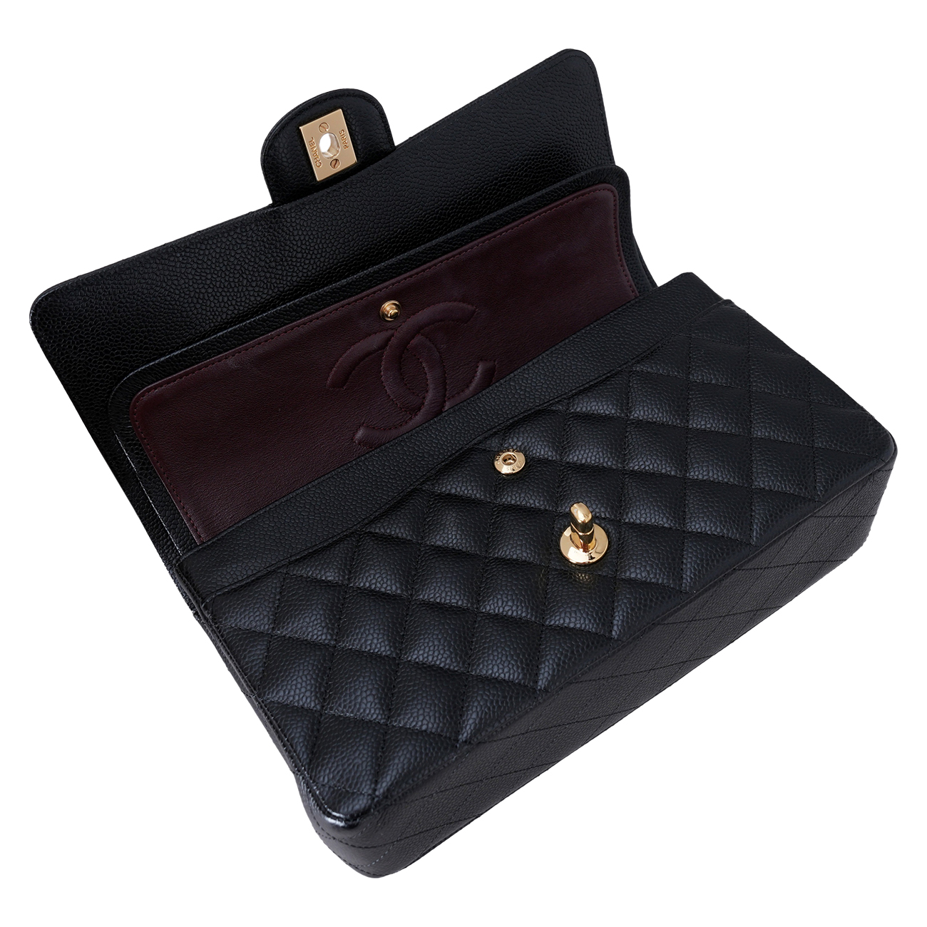 CHANEL(USED)샤넬 캐비어 클래식 미듐 플랩백