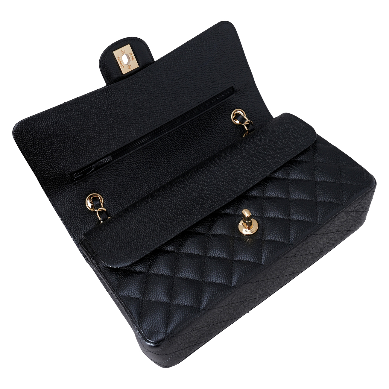 CHANEL(USED)샤넬 캐비어 클래식 미듐 플랩백