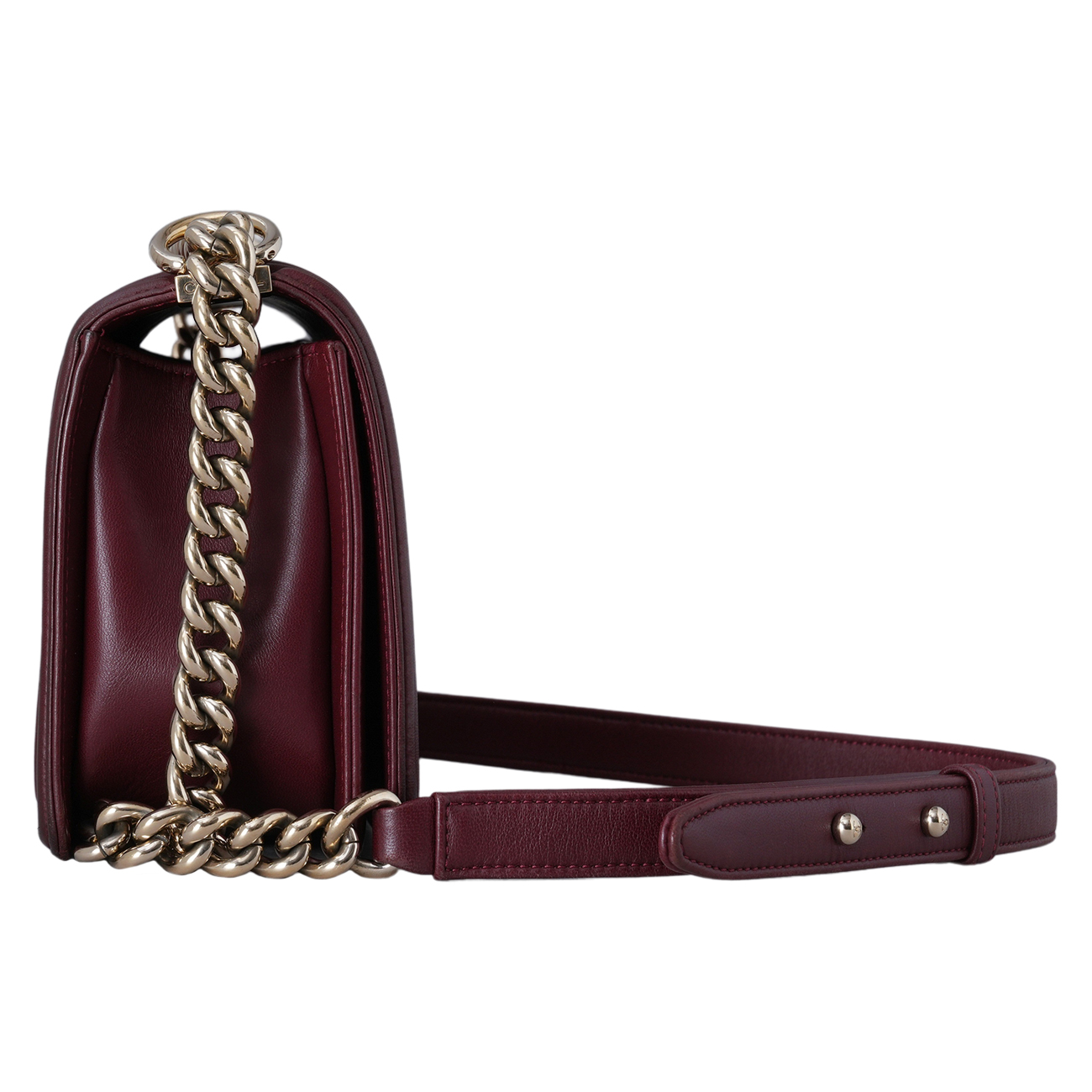 CHANEL(USED)샤넬 램스킨 보이샤넬 미듐 플랩백