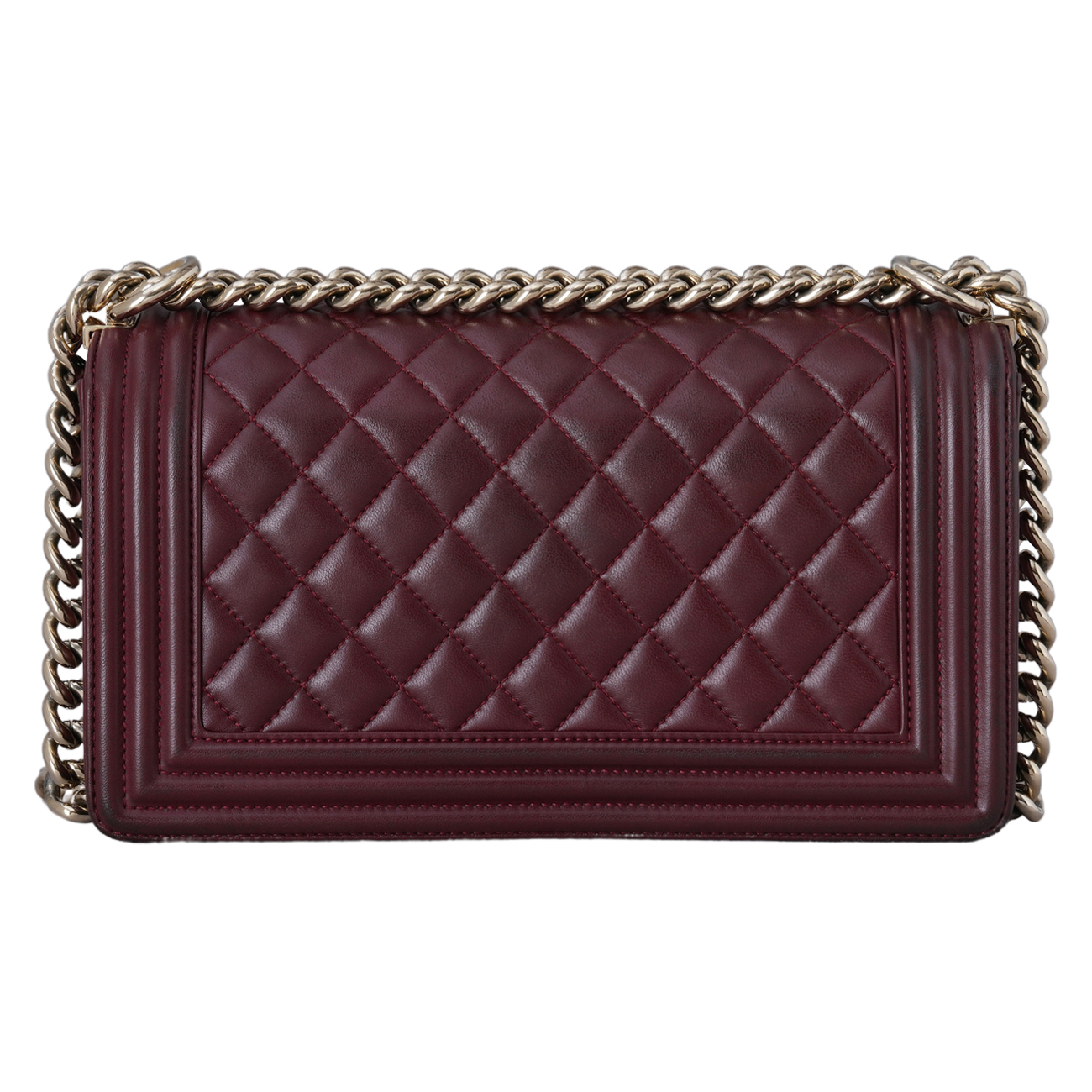 CHANEL(USED)샤넬 램스킨 보이샤넬 미듐 플랩백