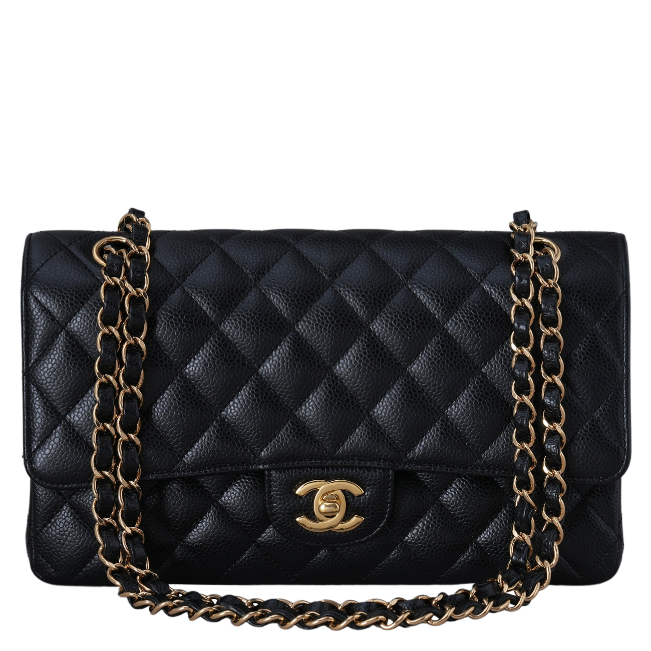 CHANEL(USED)샤넬 캐비어 클래식 미듐 플랩백