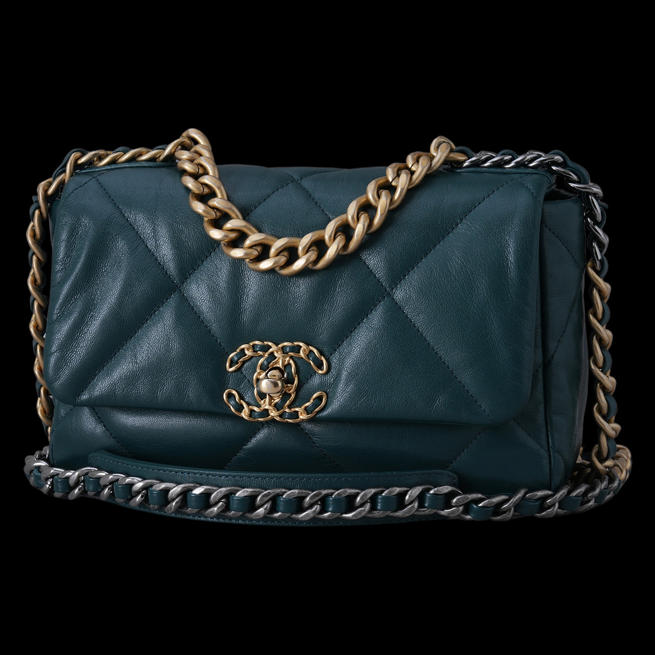 CHANEL(USED)샤넬 19백 미듐