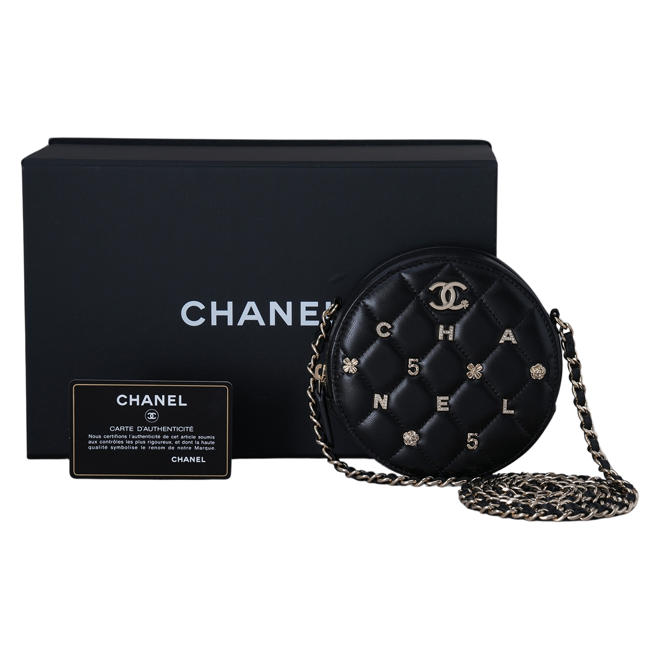 CHANEL(USED)샤넬 시즌 라운드 체인숄더