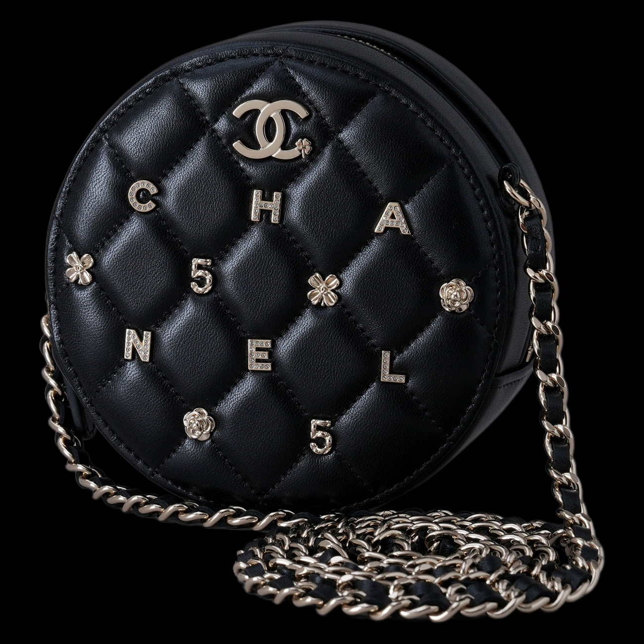CHANEL(USED)샤넬 시즌 라운드 체인숄더