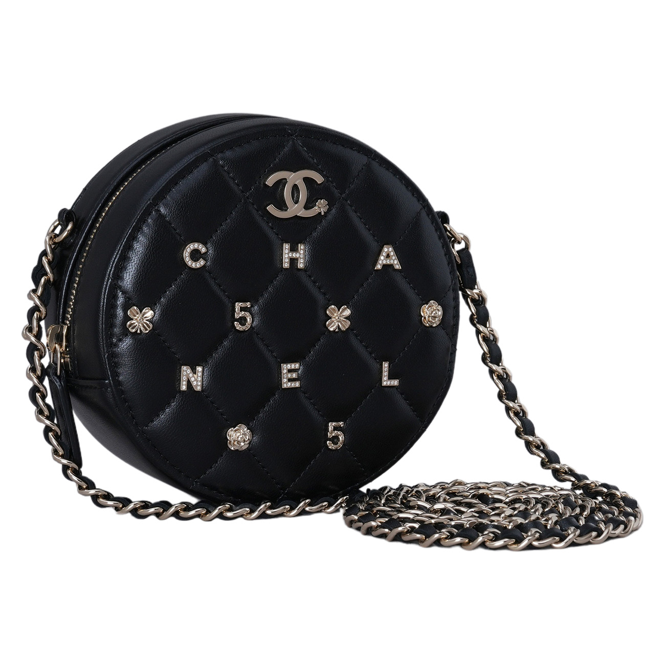 CHANEL(USED)샤넬 시즌 라운드 체인숄더