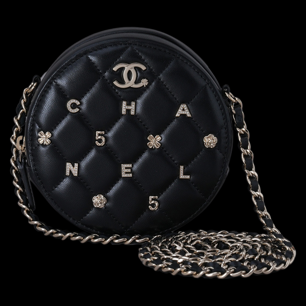 CHANEL(USED)샤넬 시즌 라운드 체인숄더