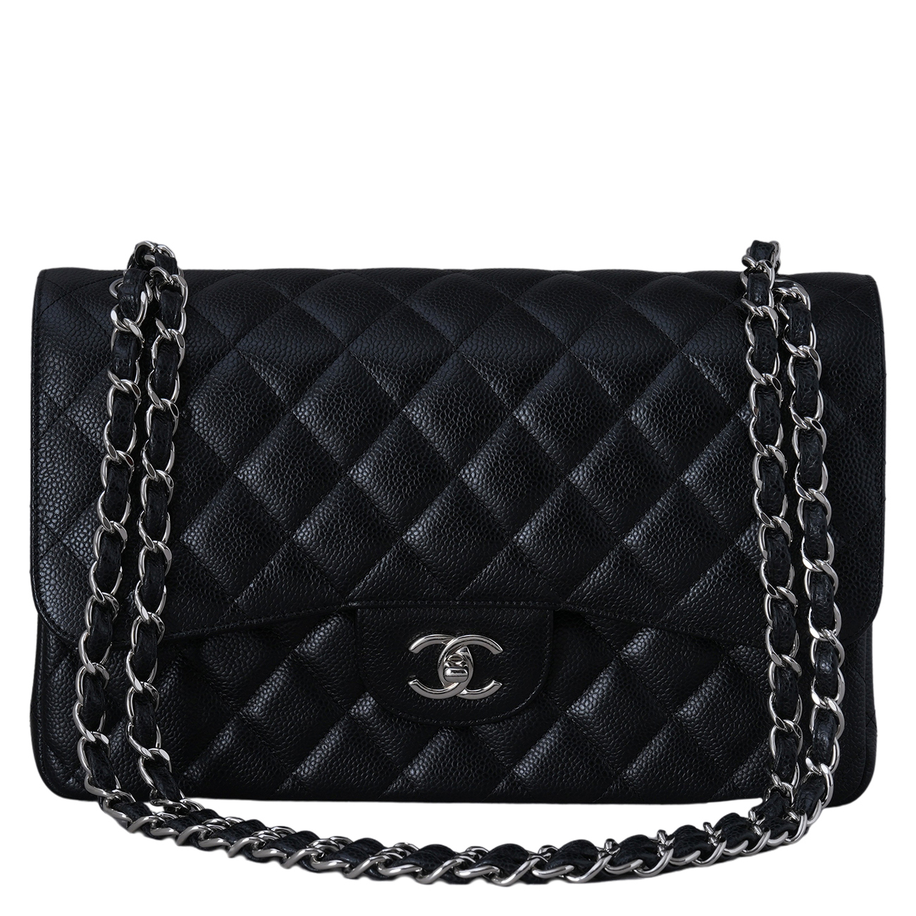 CHANEL(USED)샤넬 캐비어 클래식 라지 플랩백