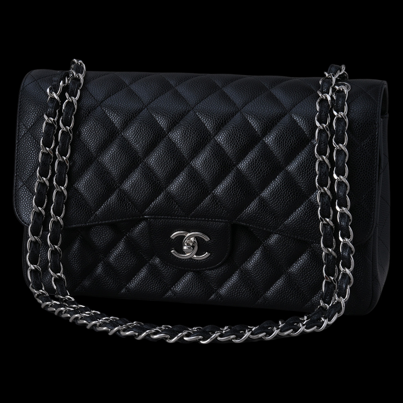 CHANEL(USED)샤넬 캐비어 클래식 라지 플랩백