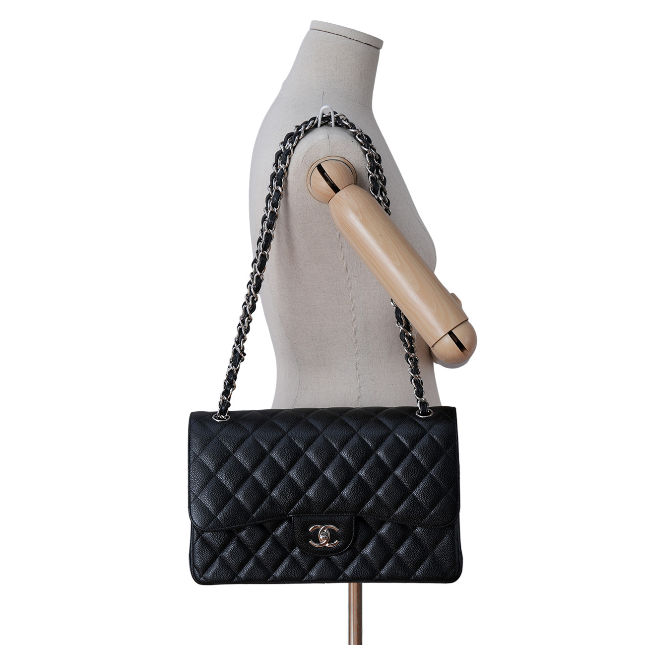 CHANEL(USED)샤넬 캐비어 클래식 라지 플랩백
