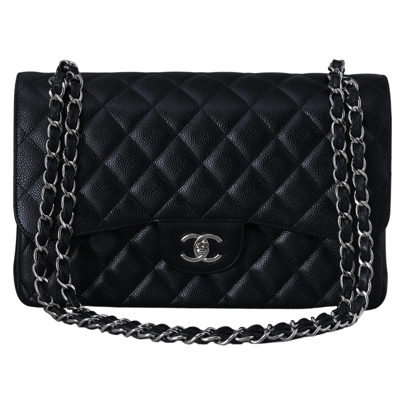 CHANEL(USED)샤넬 캐비어 클래식 라지 플랩백