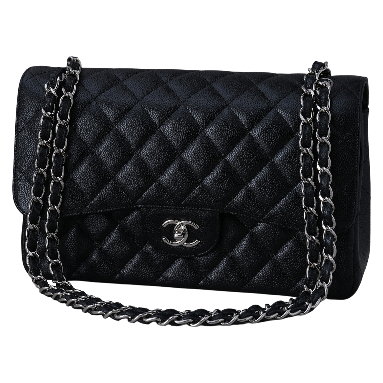 CHANEL(USED)샤넬 캐비어 클래식 라지 플랩백
