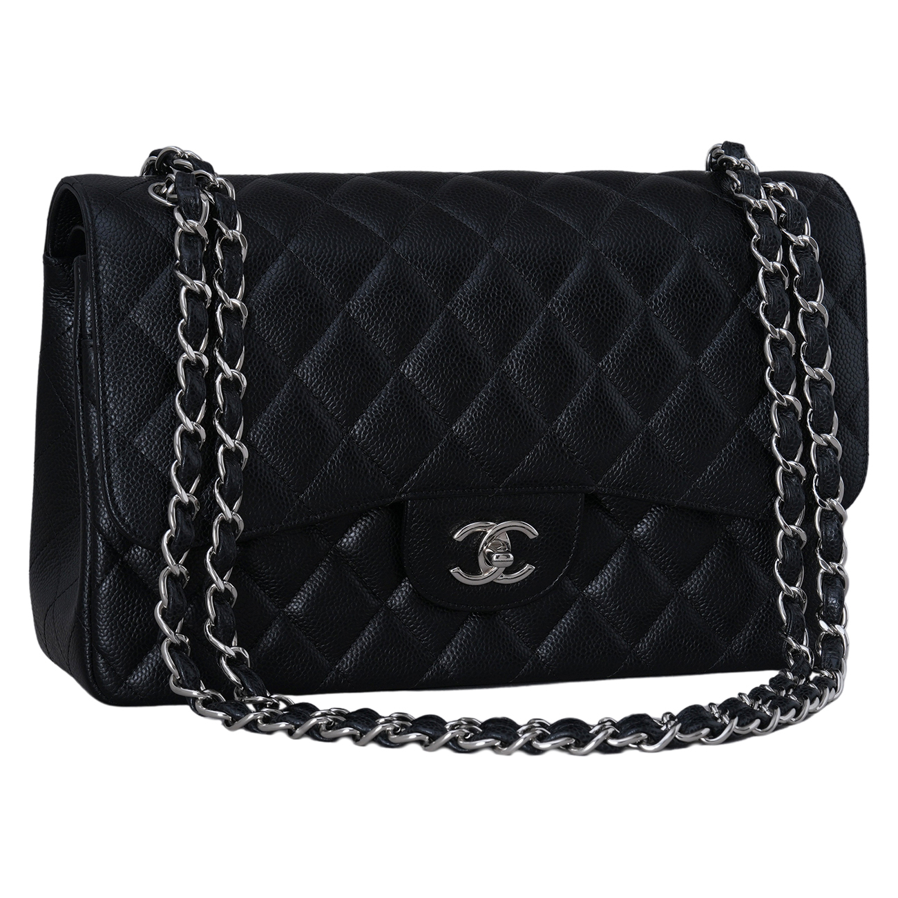 CHANEL(USED)샤넬 캐비어 클래식 라지 플랩백
