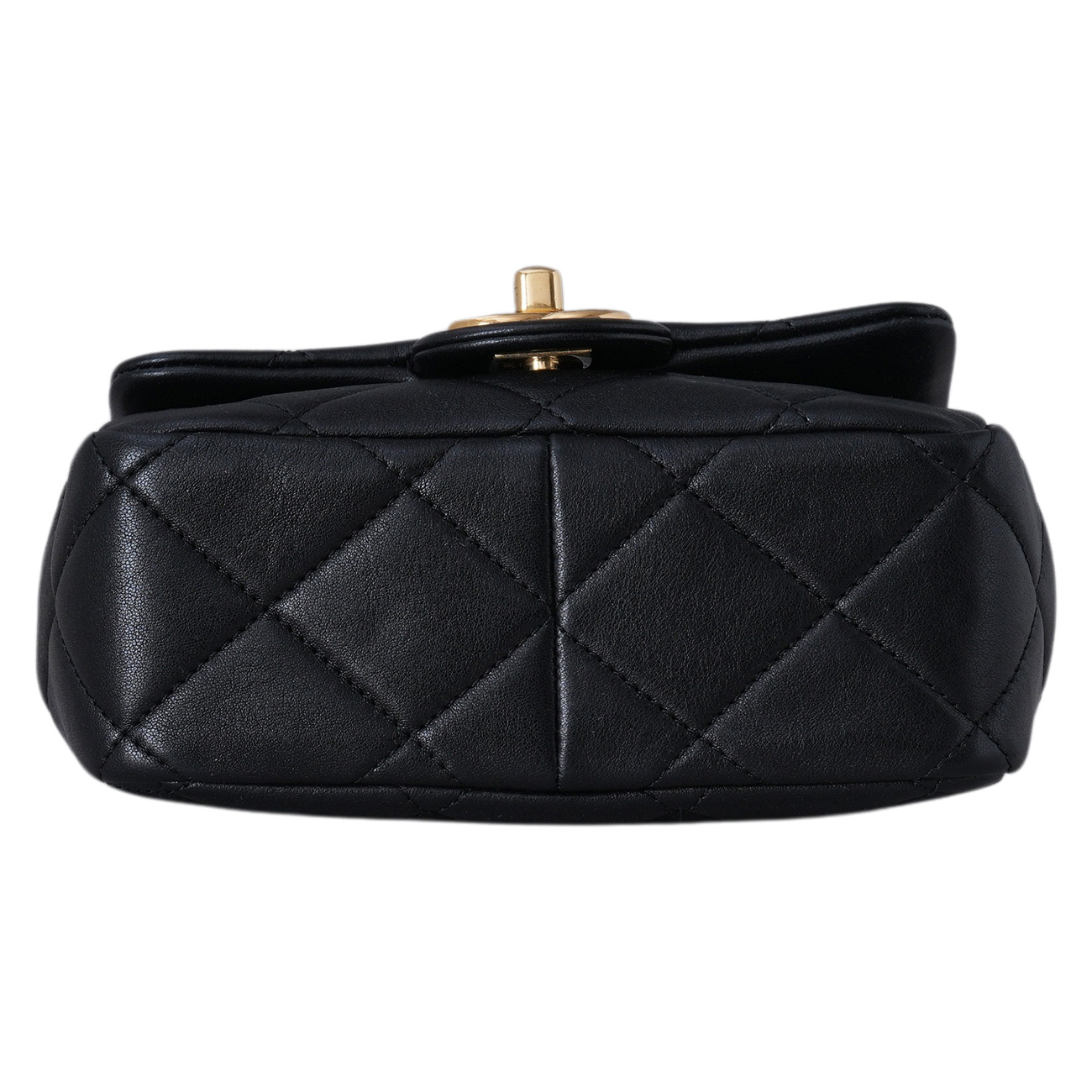 CHANEL(USED)샤넬 AS3748 시즌 로고 탑핸들 미니 플랩백